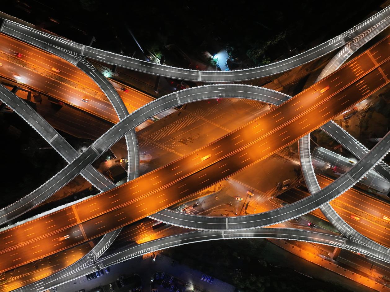 安徽路橋宿松路快速化改造工程6標。安徽建工集團供圖