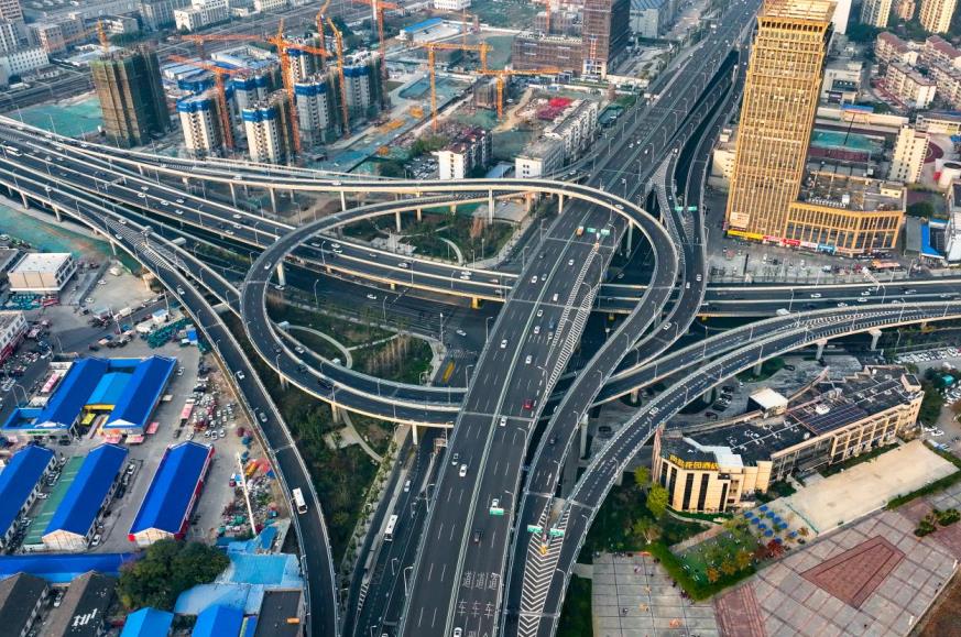 安徽建工承建的合肥市銅陵路高架。安徽建工集團供圖